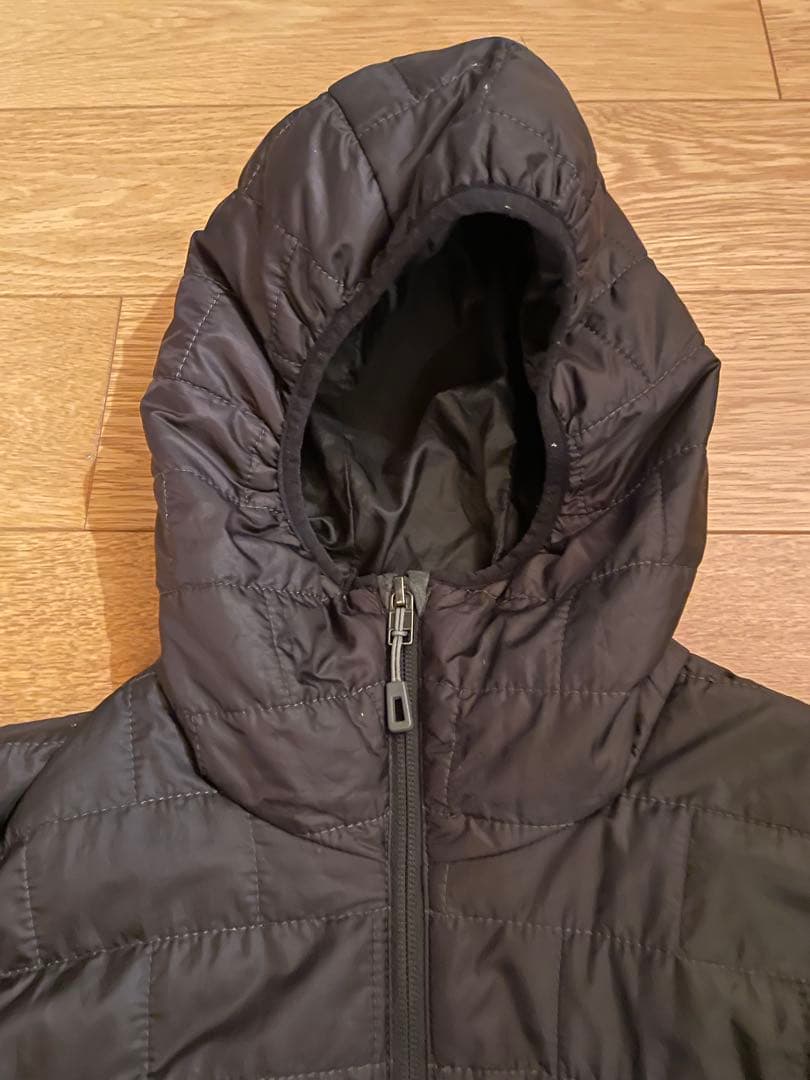 パタゴニア　ナノパフフーディー　ブラック　Sサイズ