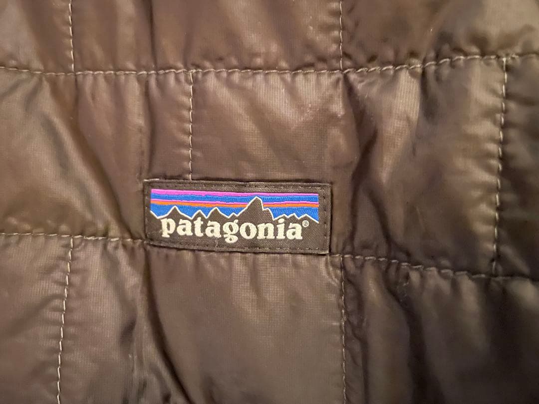 パタゴニア　ナノパフフーディー　ブラック　Sサイズ