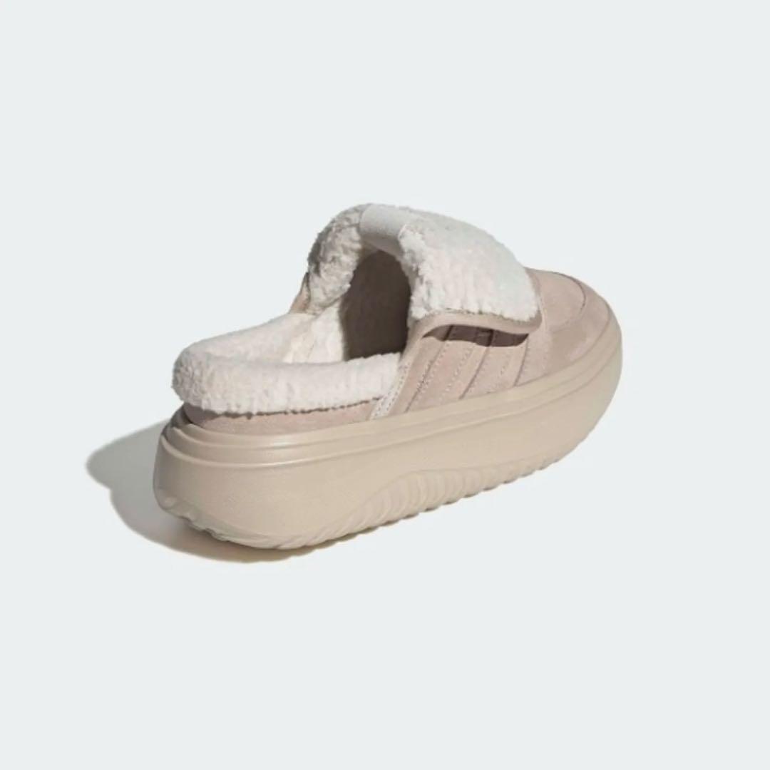 韓国限定 新作 ADIDAS GRANDCOURT MULE ベージュ 24.5