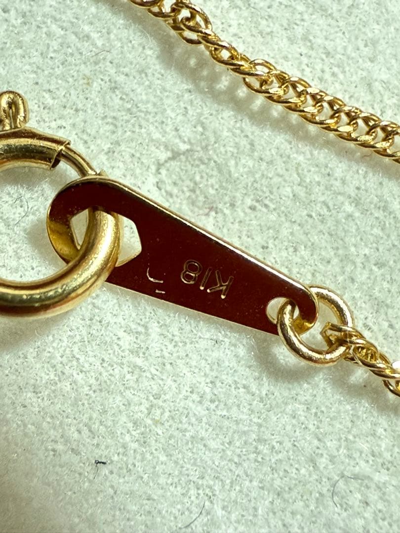 早い者勝ちになります K18 細 喜平 ネックレス