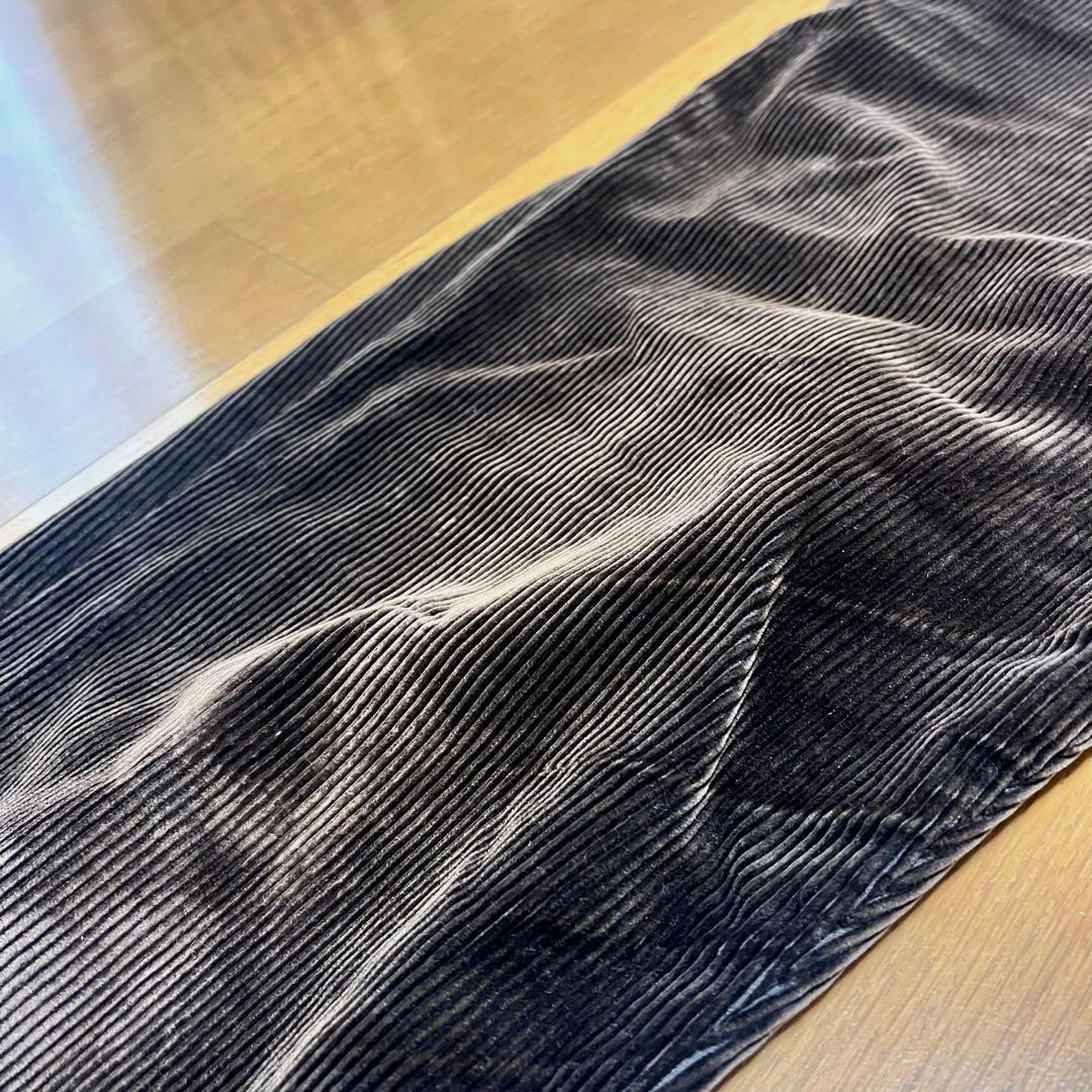 パンツ auralee washed corduroy tapered slacks