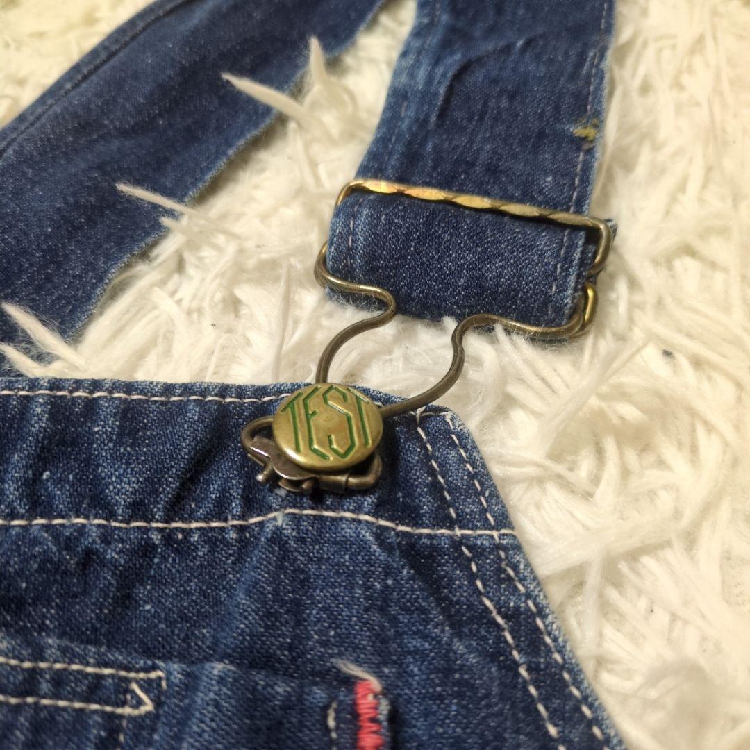 ヴィンテージ　TEST　USA製　オーバーオール　サイズXL相当