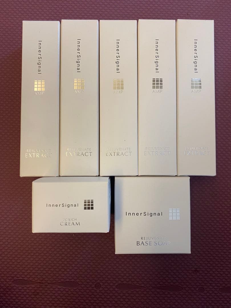 インナーシグナル リジュブネイト エキス 30ml 5箱➕クリーム➕ソープセット