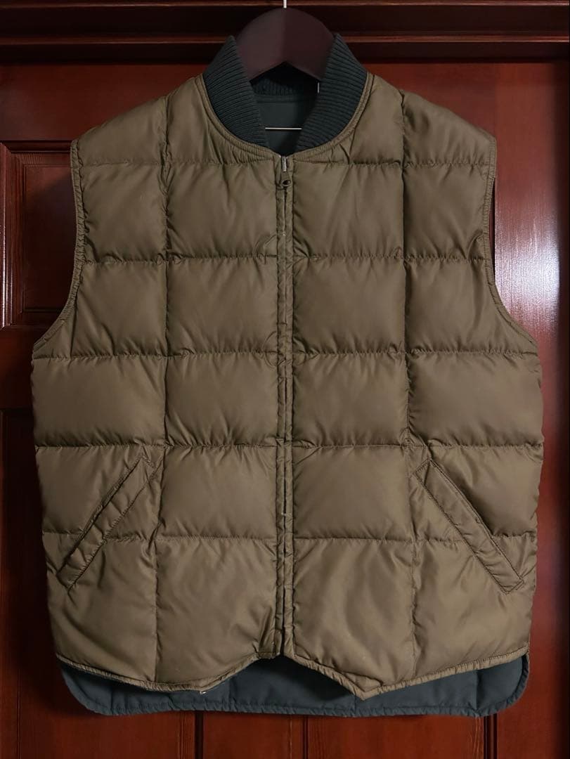 d*e様 エディバウアー　ダウンベスト　リバーシブル　黒タグ　90s 80s