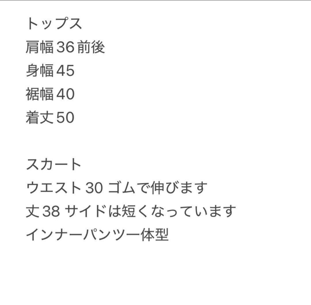 ショート丈　長袖　ポロスウェット　トレーナー　　スウェットスカート　セットアップ