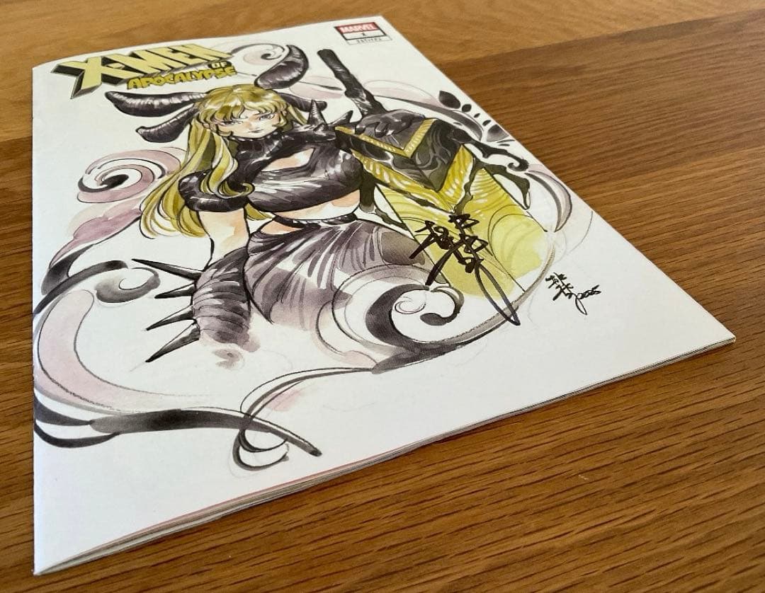 X-men 桃桃子 Magik サイン入り エクスクルーシブ表紙 アメコミリーフ