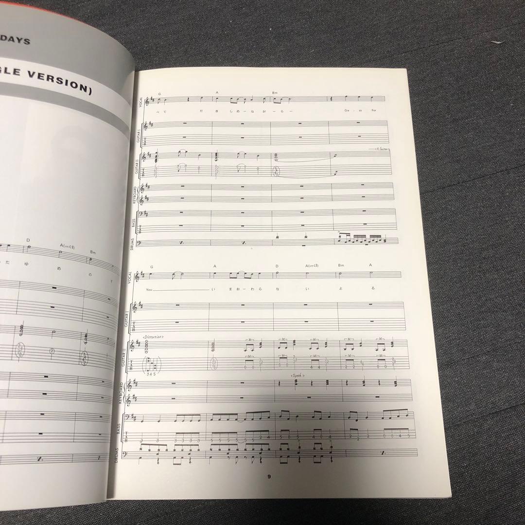 CRAZE RESPECTABLE DAYS vol.1 RED バンドスコア