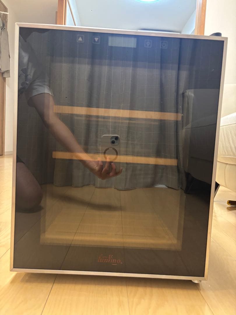 ワインセラーfunVino 12 ブラック SW-12 [12本 /右開き]