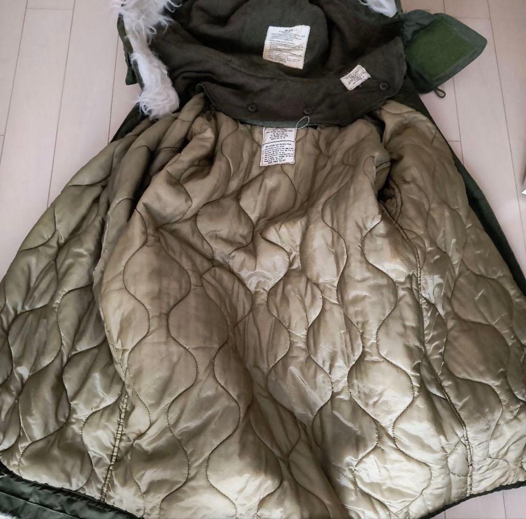 美品 SMALL フルセット US M65 フィッシュテールパーカー 米軍実物