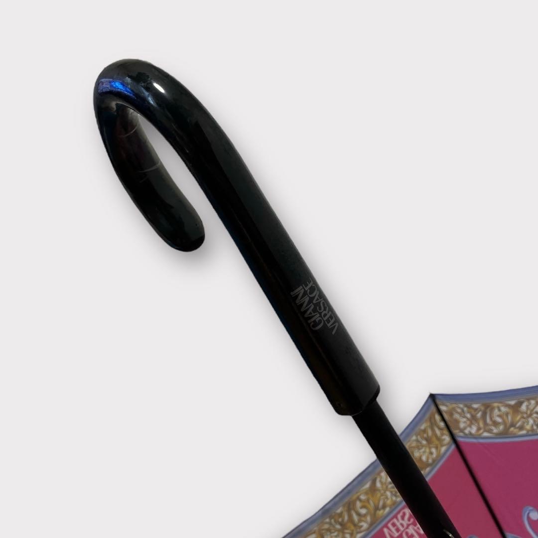 ジャンニ ヴェルサーチェ 長傘 雨傘 総柄 未使用品 日本製 ピンク系