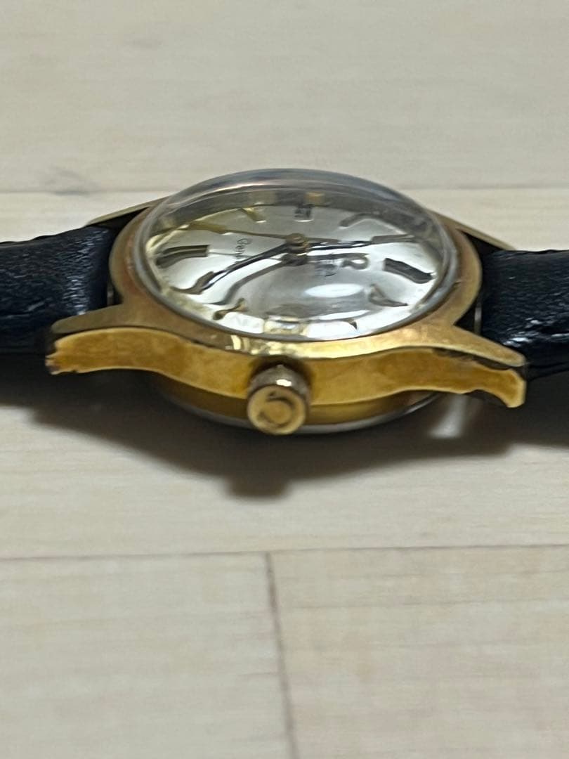 Omega Geneve 自動巻き 時計 ゴールドカラージャンク品