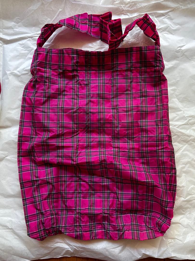 ebagos サブバッグ・カゴケースM チェック #43604