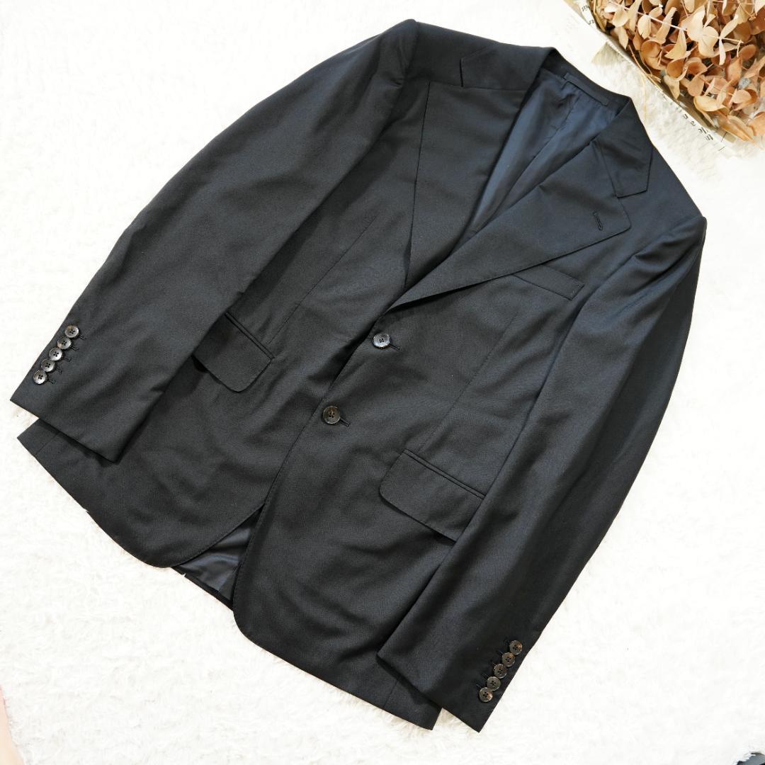 【美品】GUCCI　グッチ　ウールセットアップスーツ　ハンガー付き　ブラック