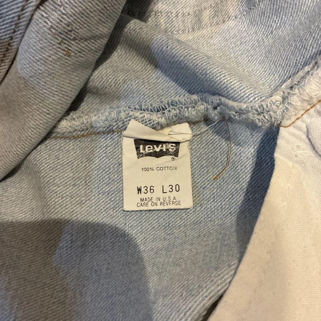 92年製 Levi's 501 USA製 アイスブルー W36 L30