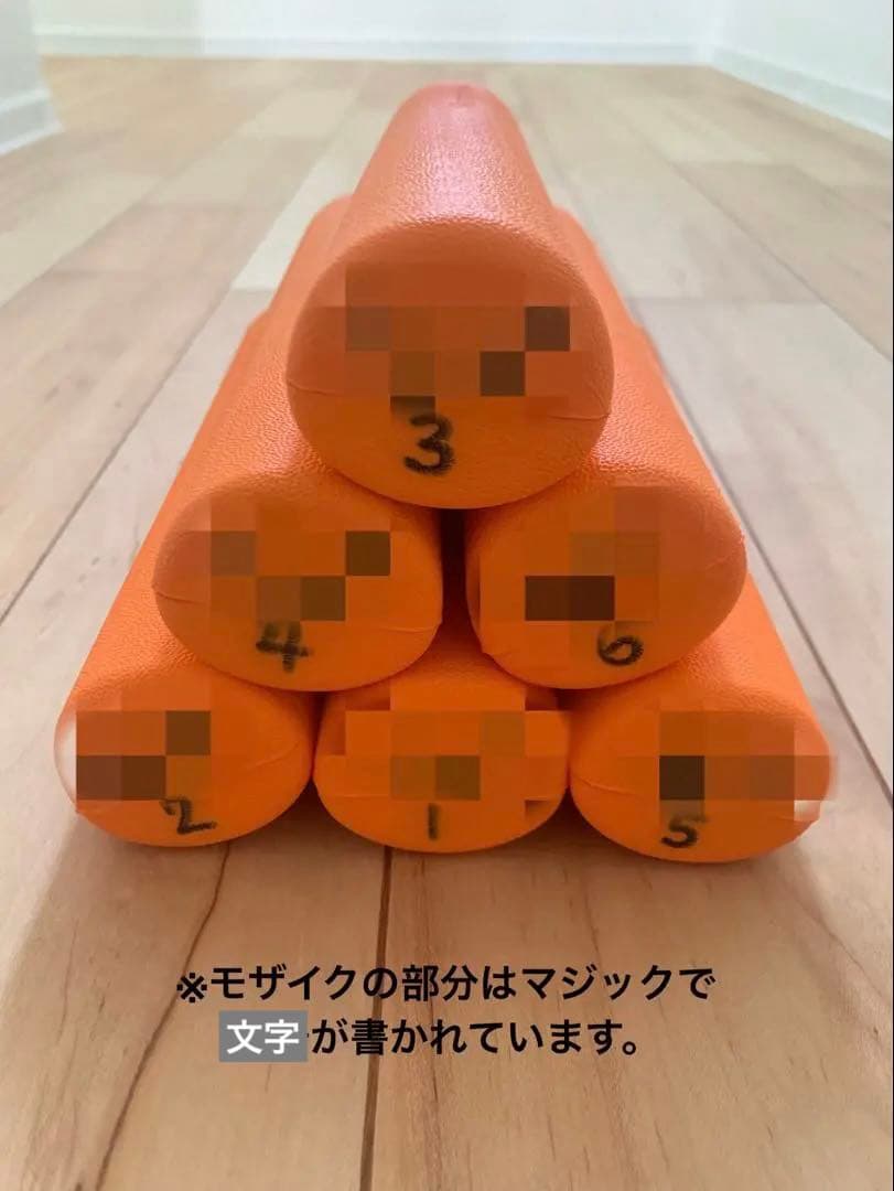 ☆期間限定価格☆ストレッチポール®︎ひめトレ〈オレンジ〉6本セット