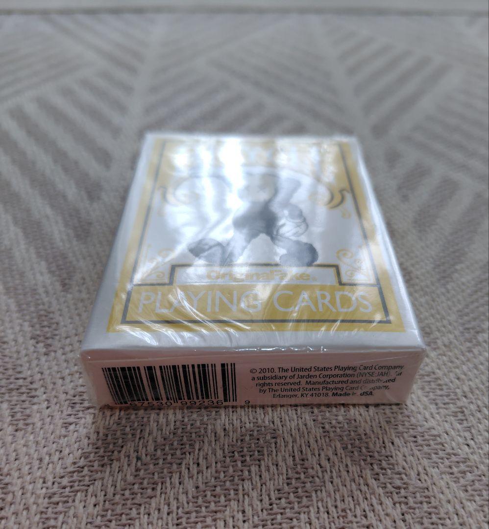 非売品　OriginalFake KAWS Bicycle トランプ　イエロー