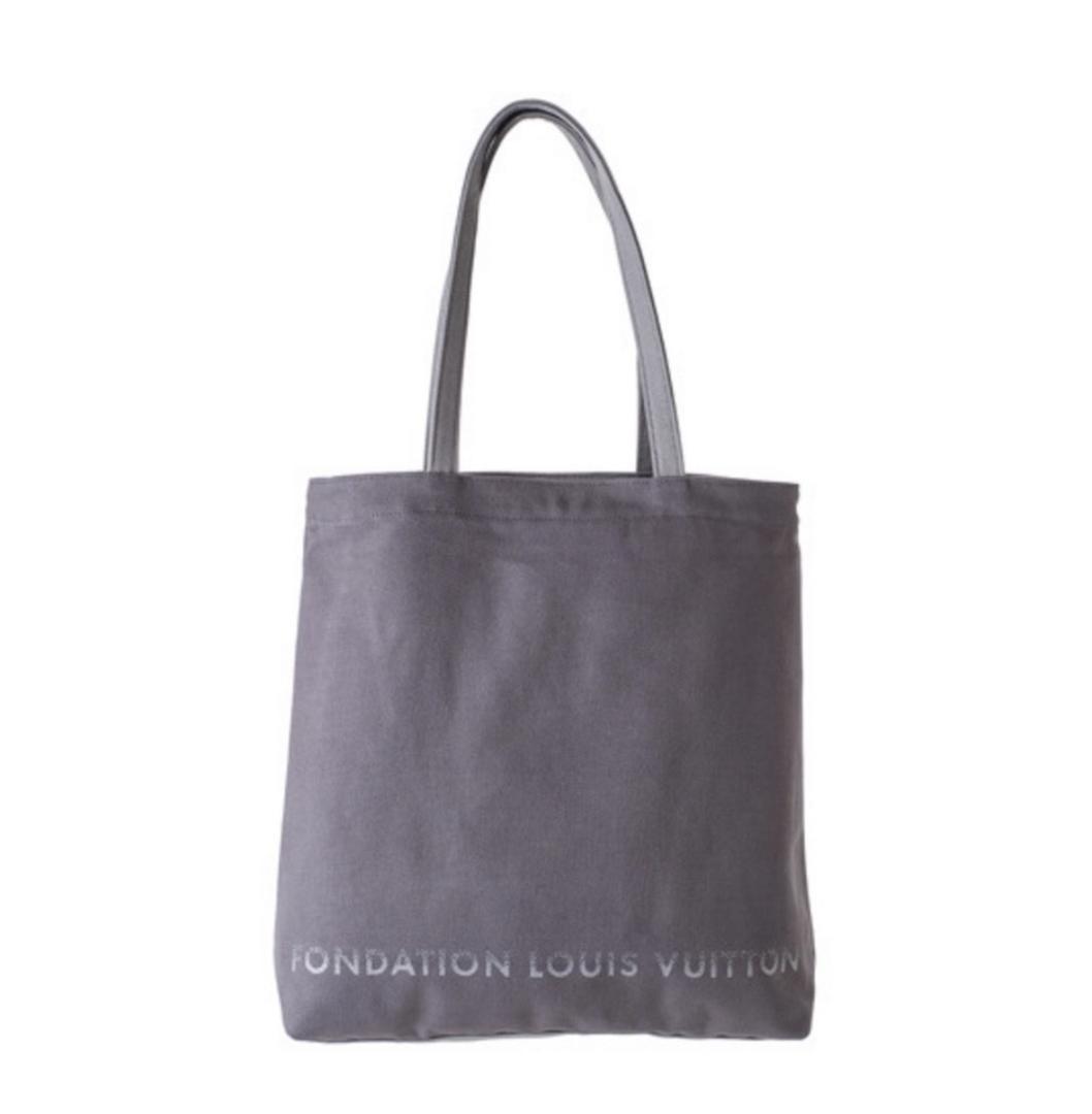 ルイヴィトン美術館パリ 限定品 エコバッグ グレー