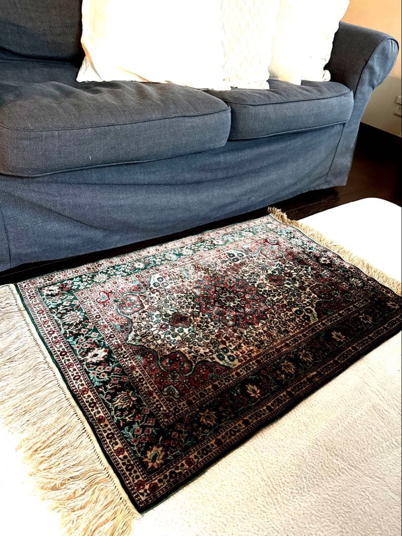 イラン製 ペルシャ絨毯 ／イスファハーン ガシャーンデザイン