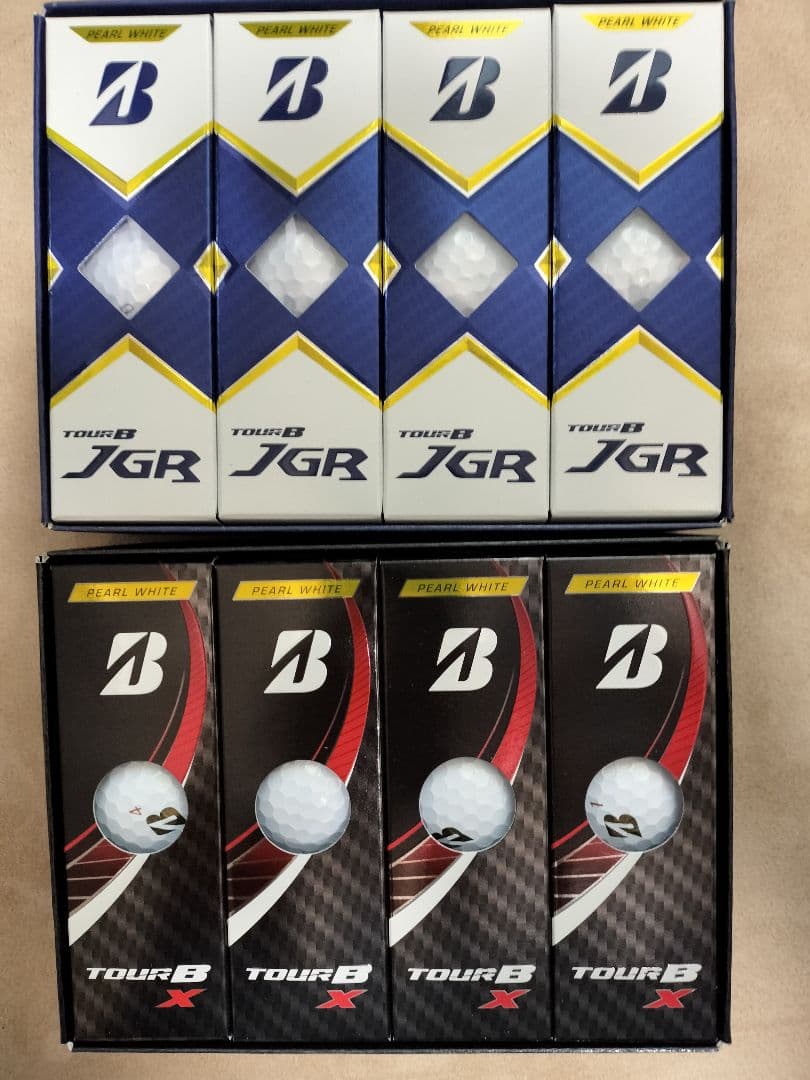 新品未使用 ブリヂストン TOUR B: X ＆JGR 各1ダース(計24個)