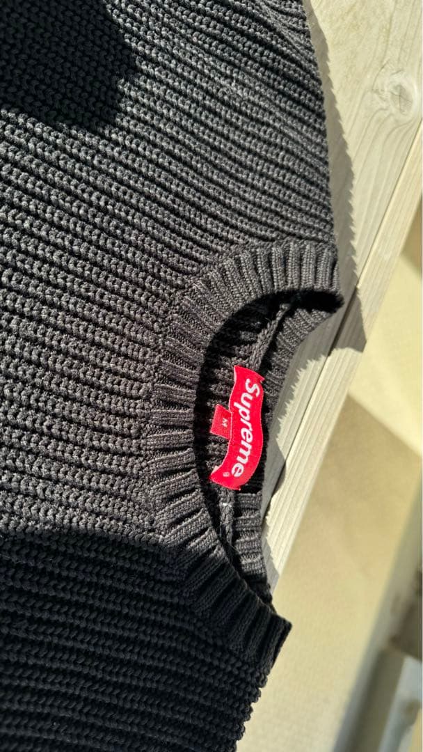 supreme small box logo コットンニット　ブラック