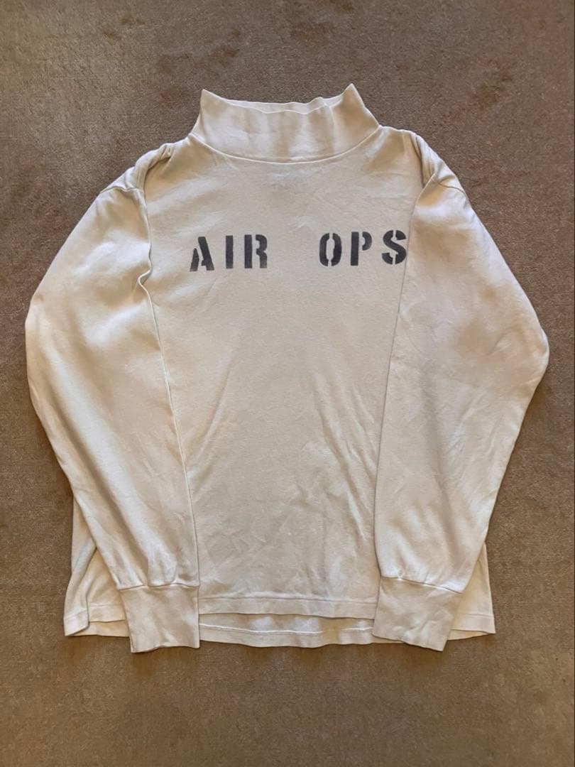 1980s US.NAVY デッキクルー タートルネック ステンシル 古着