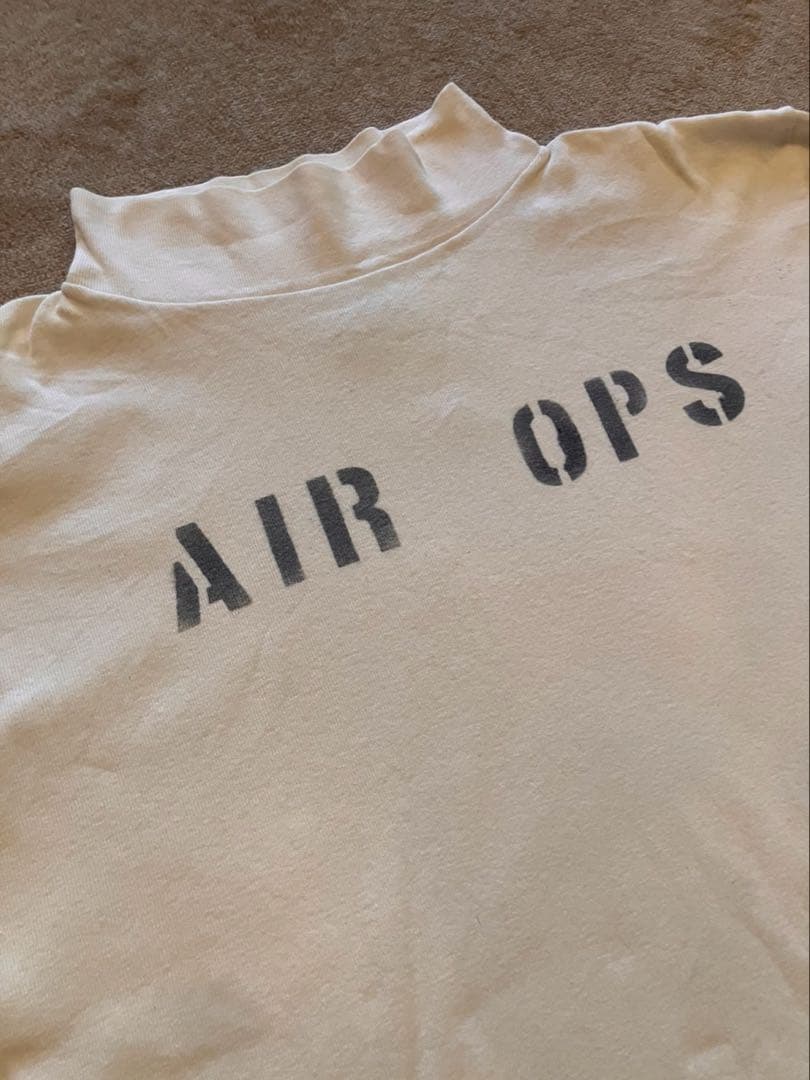 1980s US.NAVY デッキクルー タートルネック ステンシル 古着