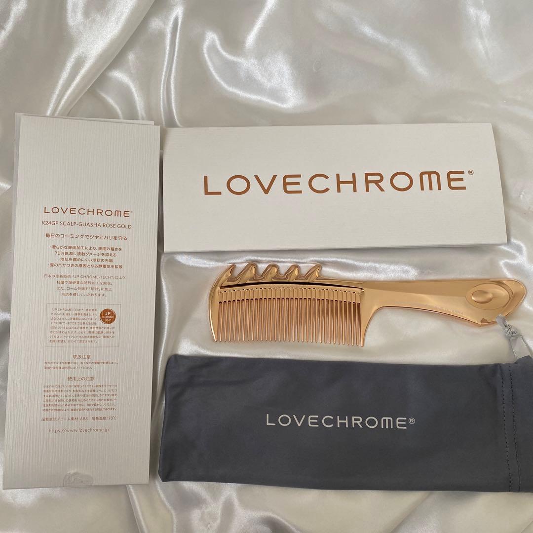 新品未使用　LOVECHROME スカルプカッサ　ローズゴールド　ラブクロム
