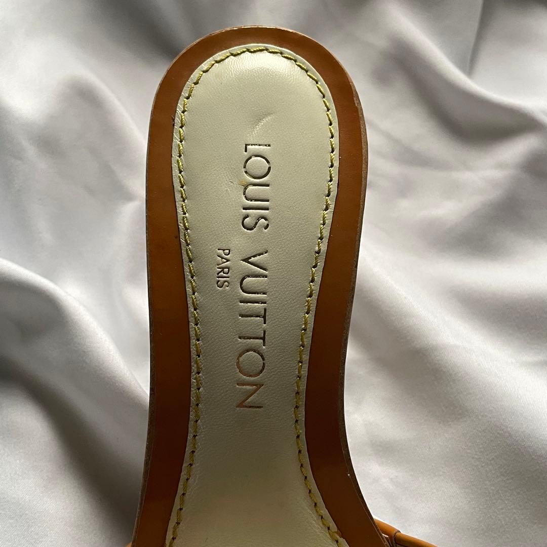 Louis Vuitton マルチカラー リボン ウッド ミュール モノグラム