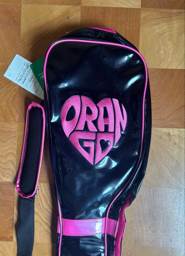 ダンスウィズドラゴン　ゴルフバッグ　黒　ピンク