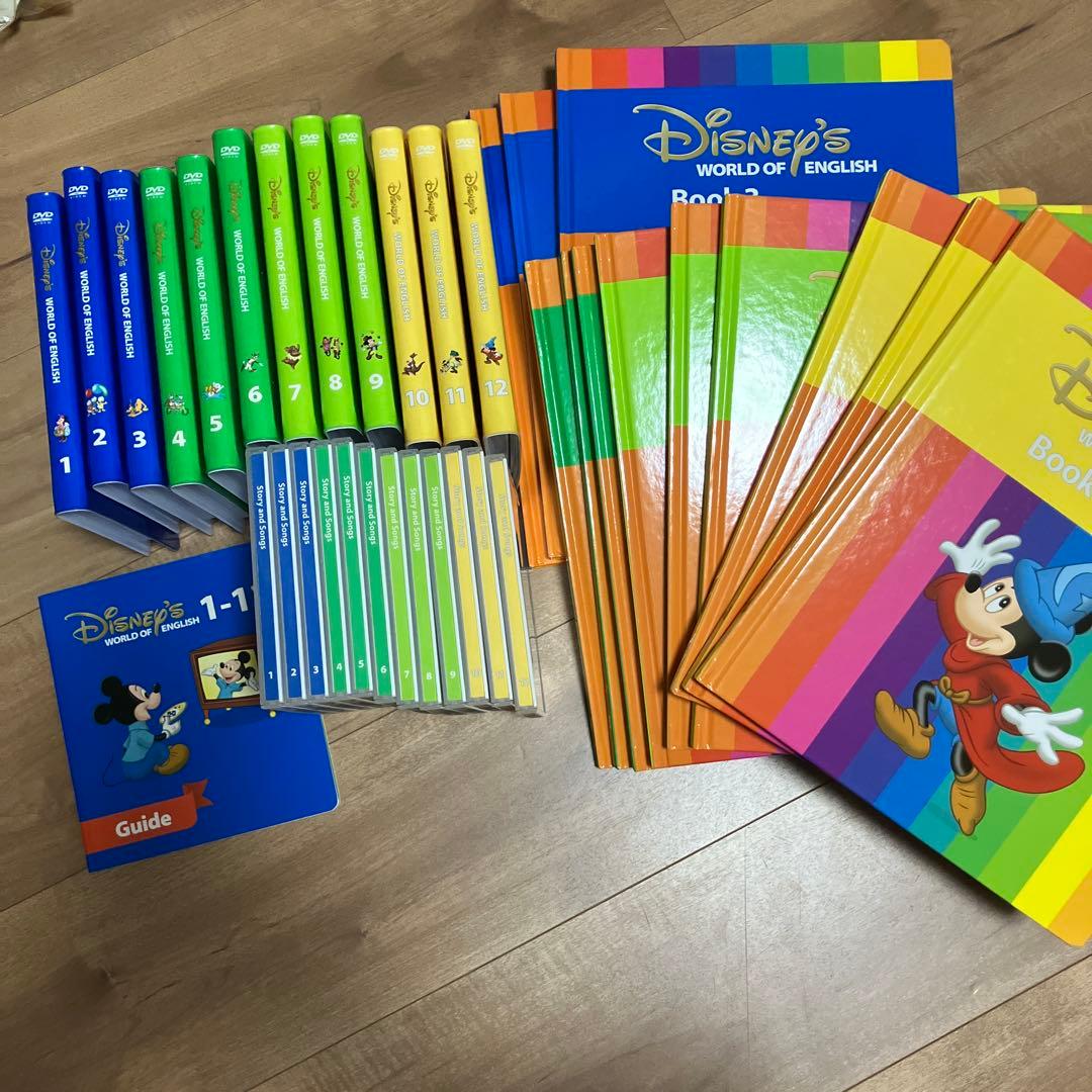 DWE ストレートプレイDVD12枚、本12冊、CD12枚