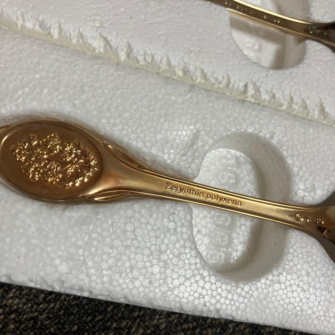 フランクリンミント 世界の蝶 スプーンコレクション12本