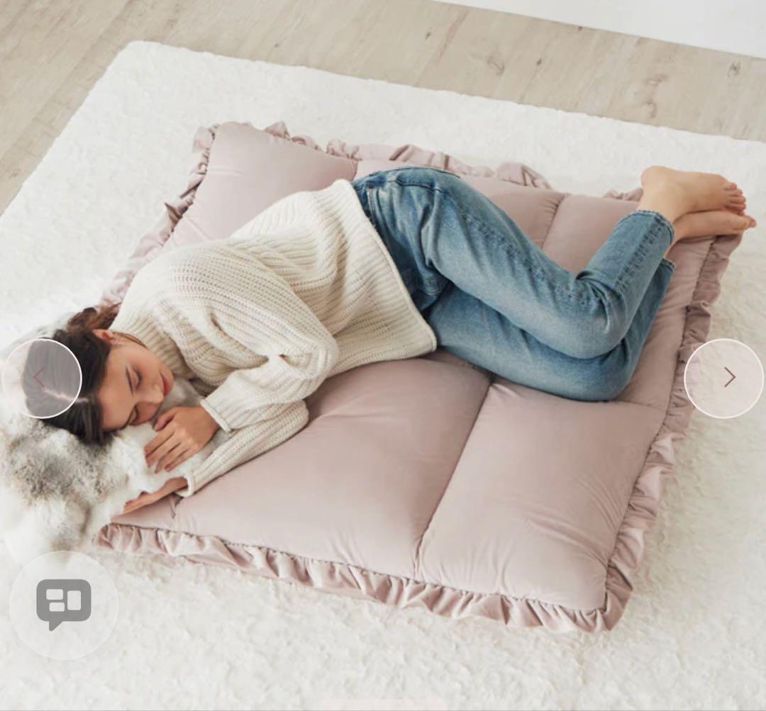 カラン フロアソファ （W690～1140） ピンク　フランフラン