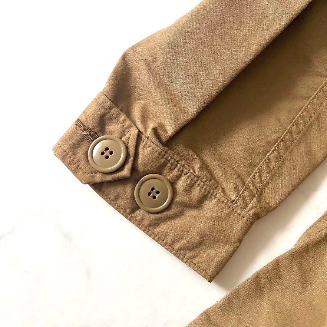 美品 ボンクラ モッズコート ミリタリー ブラウン ベージュ 38 ロング