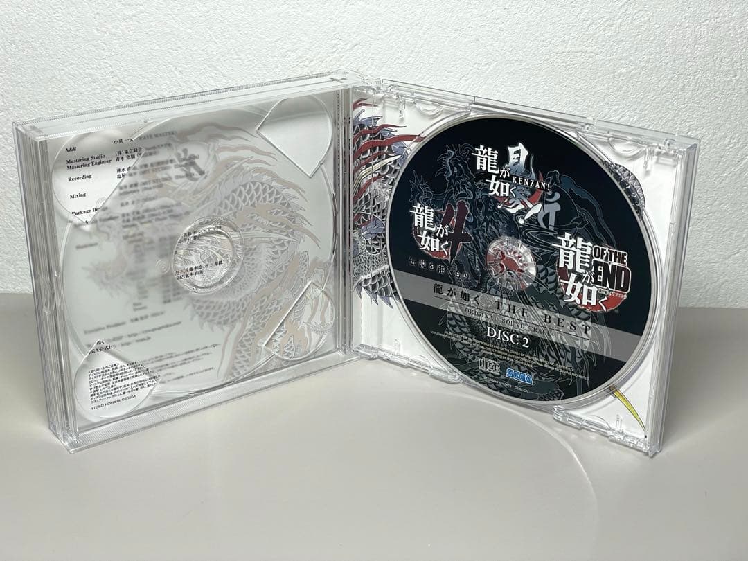 廃盤 CD 龍が如く THE BEST オリジナル・サウンドトラック ベスト