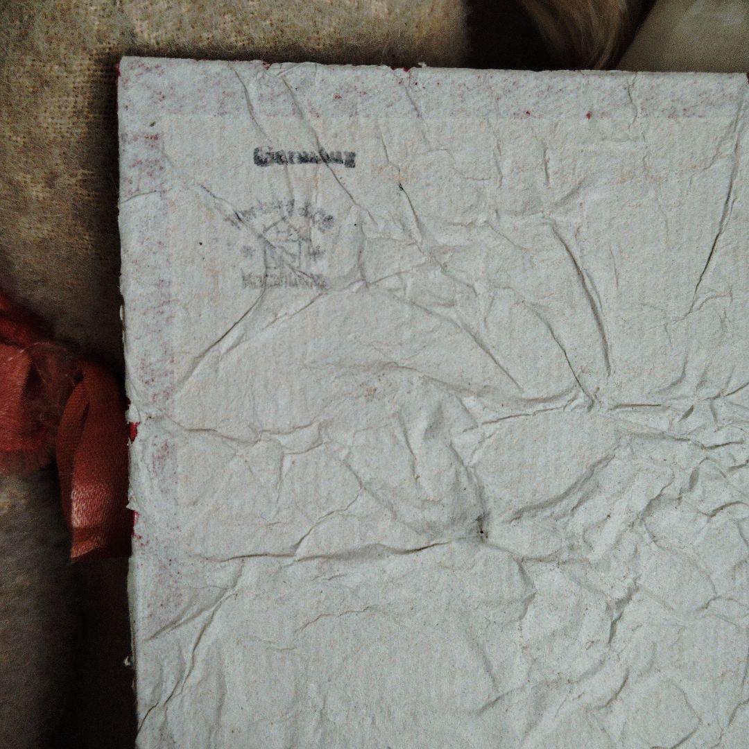 アンティーク♡レアなペアの道化師♡ミニョネット台紙付き