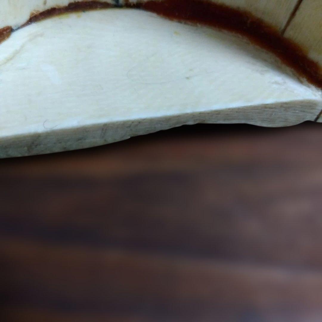 【ナリトラです】縁起置物　宝尽し図　書道の腕枕？　座布団付き