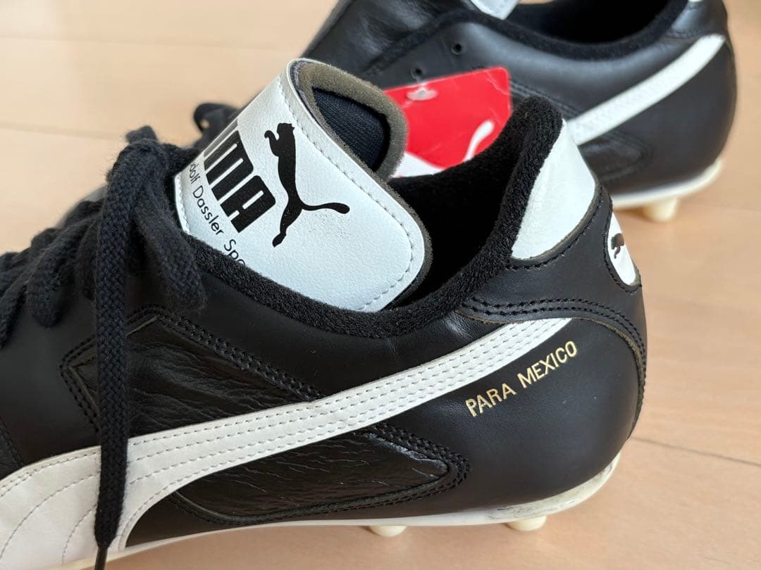 プーマ パラメヒコ ブラックホワイト スパイク 28cm 880577