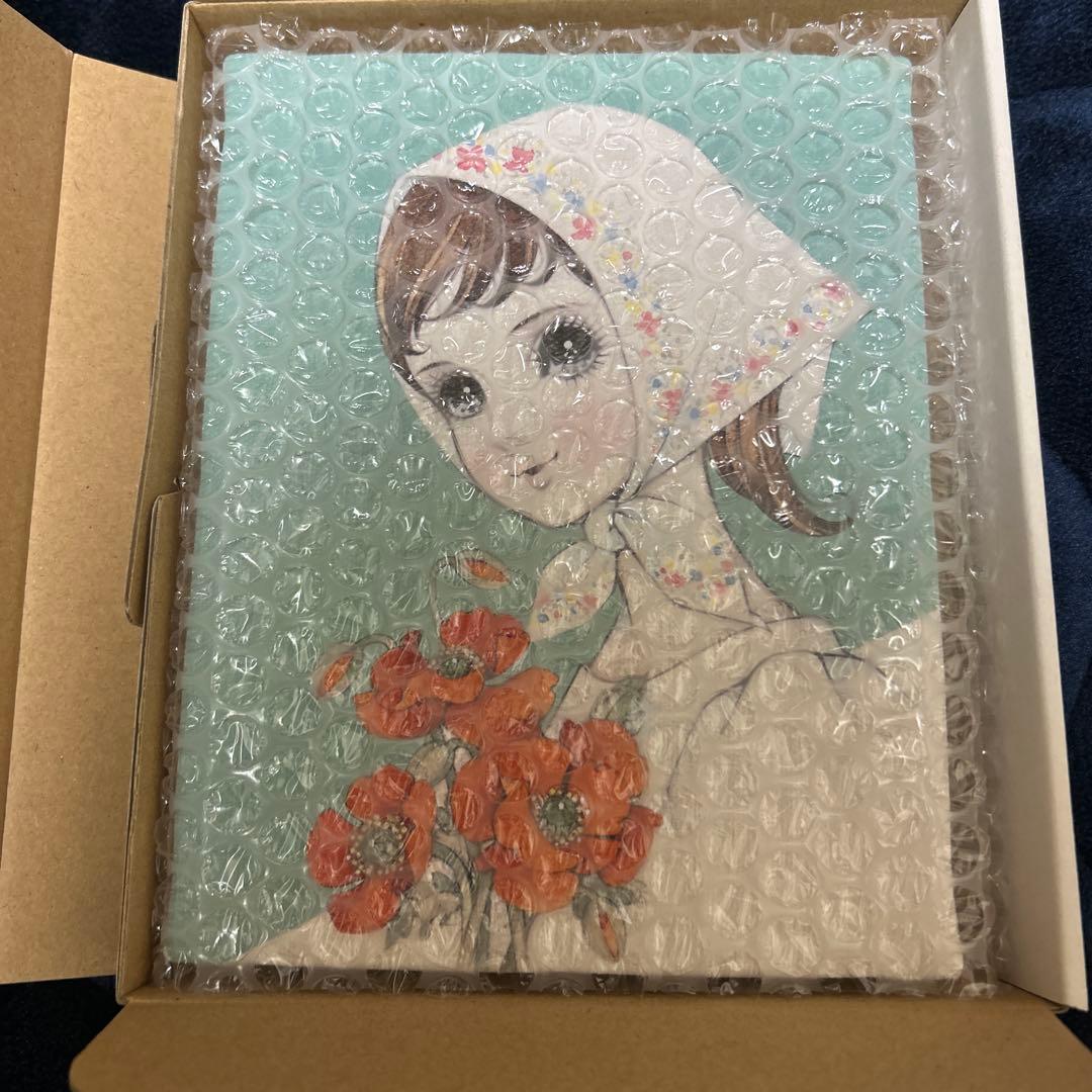 高橋真琴 ウォールキャンパスS 花グリーン