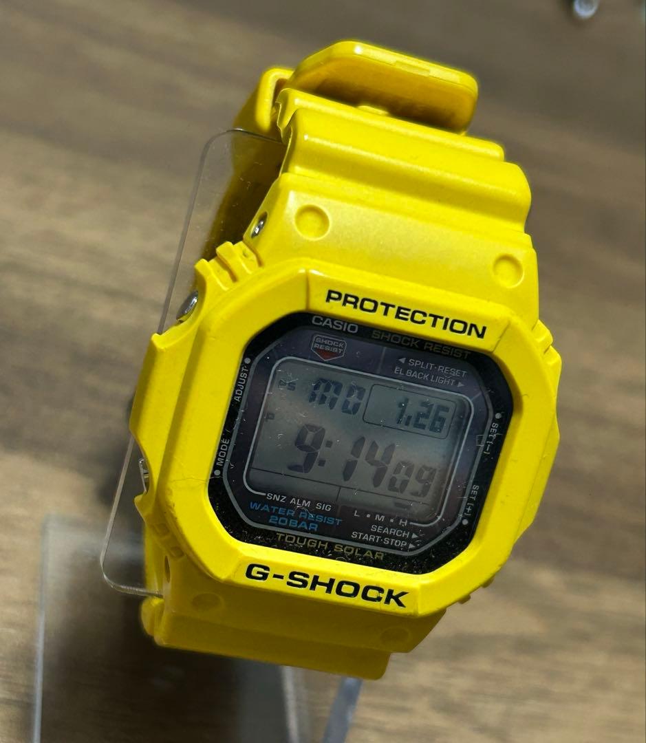 【美品】G-SHOCK G-5600A-9JFイエロー ソーラー