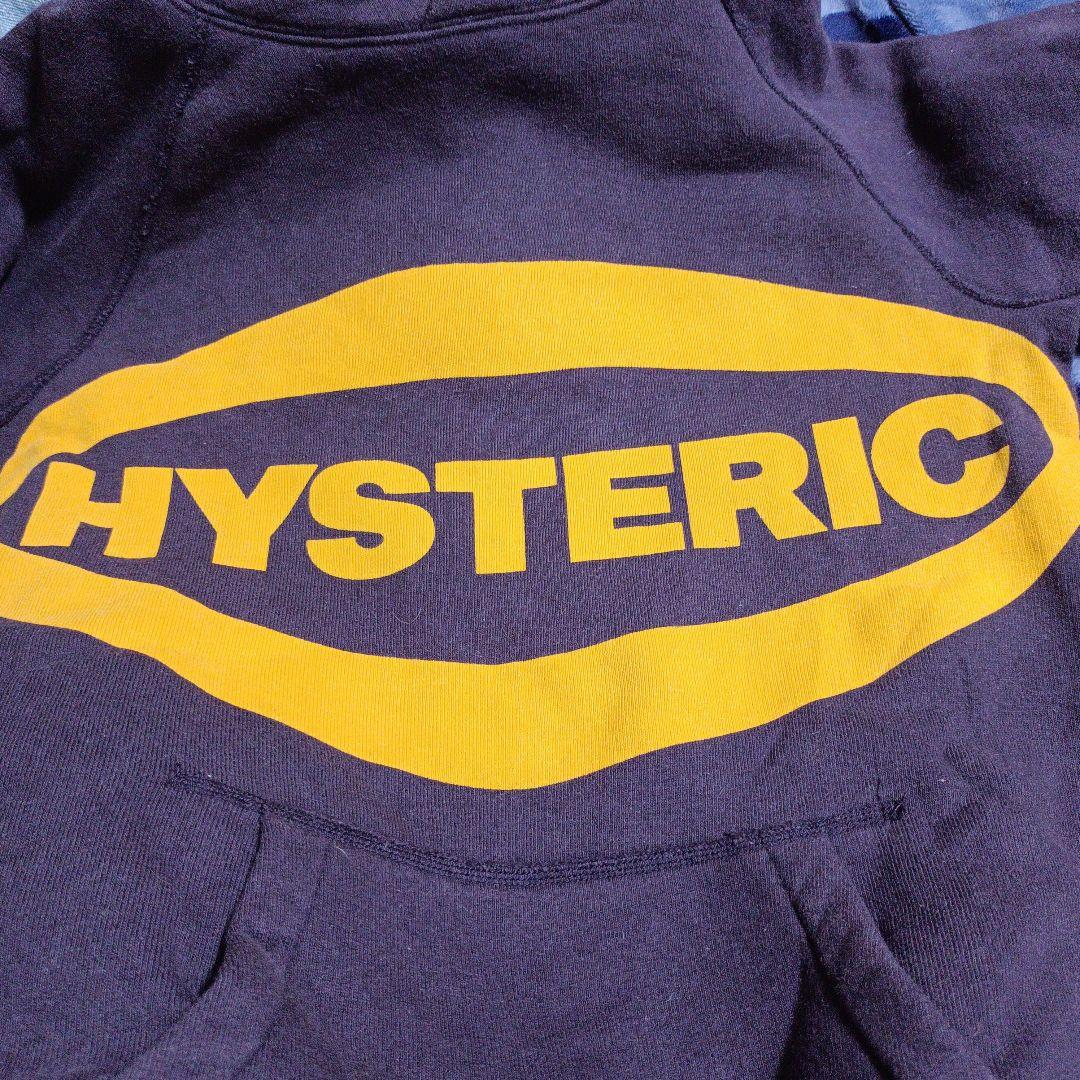 ヒステリックグラマー ロゴ プルパーカー ラグラン