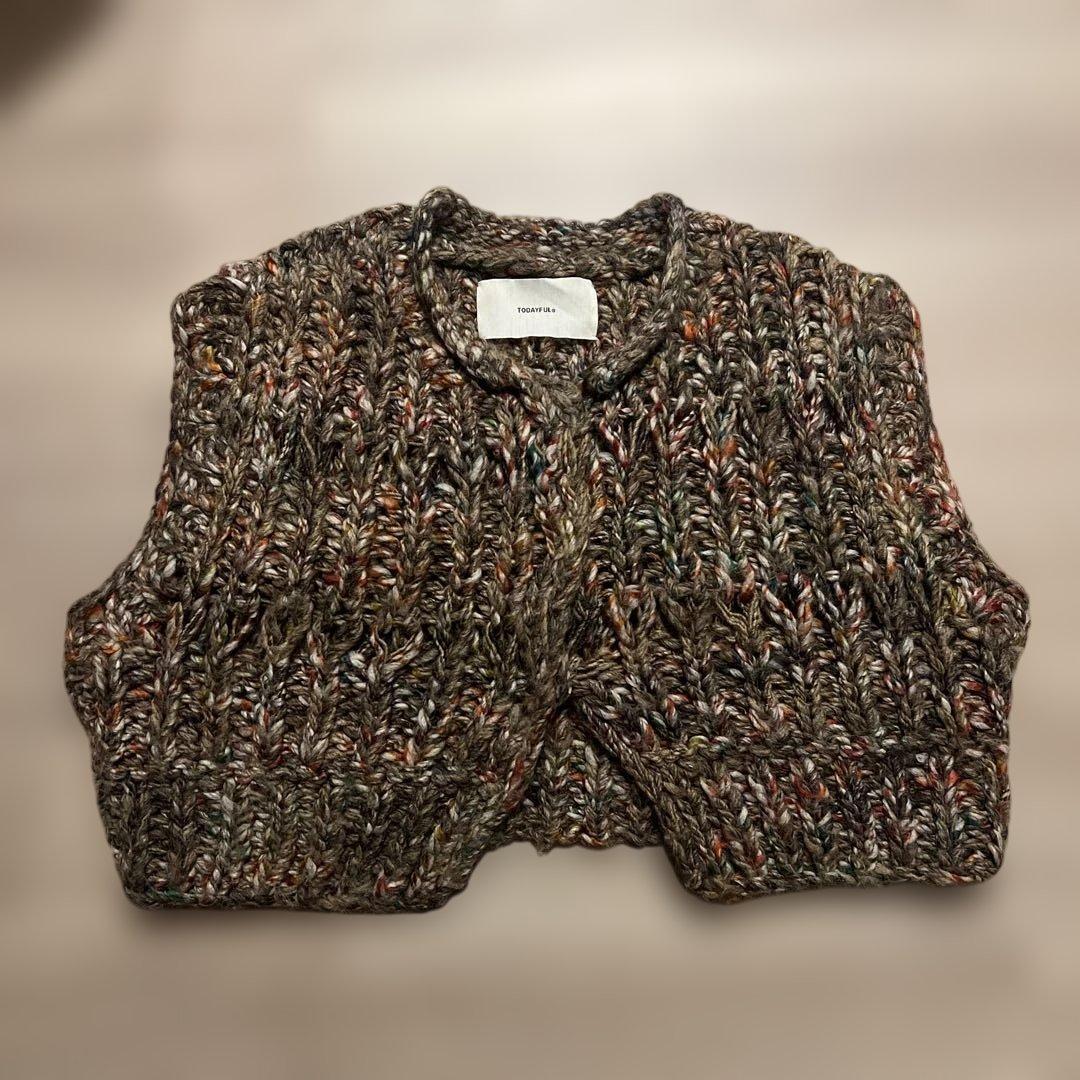 TODAYFUL トゥデイフル Mix Handknit Vest★ 24秋冬