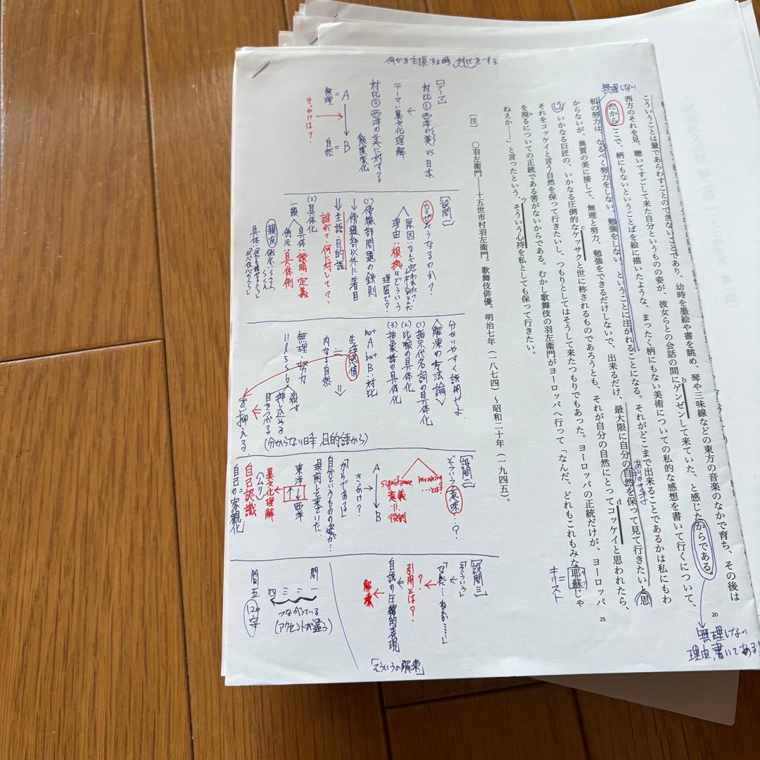 【レア教材】 鉄緑会 高３ 現代文 フルセット (プリント全完備)