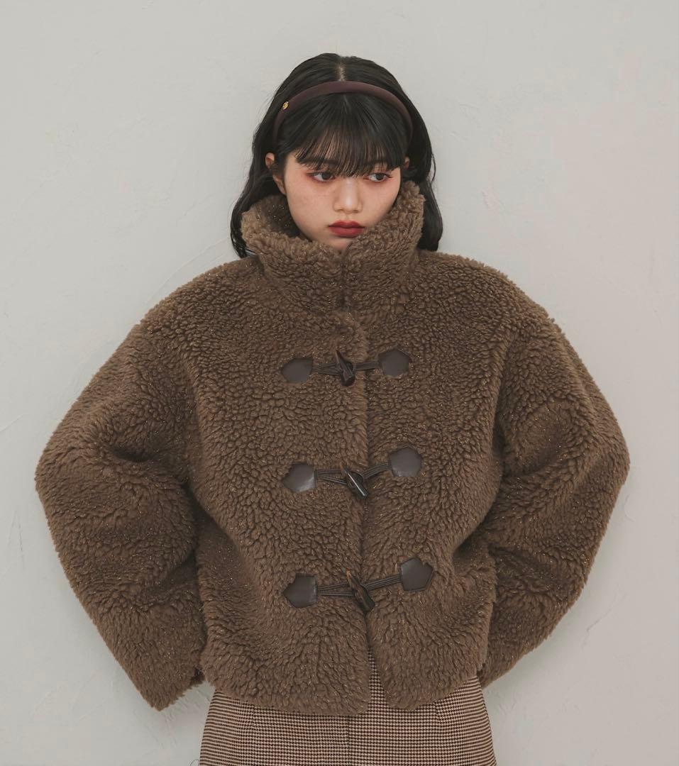 【新品未使用】REMOON ラメボアスタンドジャケット