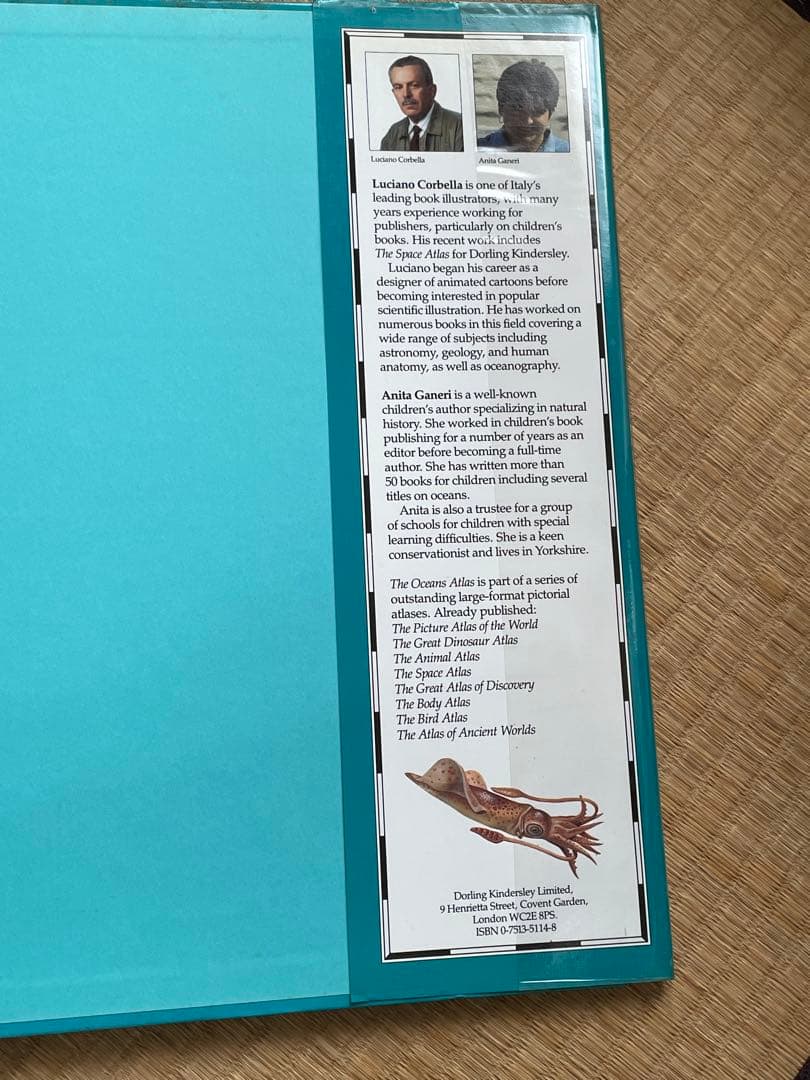 洋書　The Oceans Atlas(オーシャンズ・アトラス）　アニタ・ガネリ