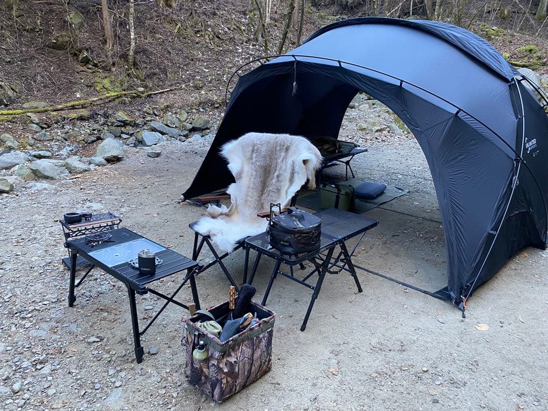 DOKICAMP G2000　オプション2点セット　ブラック　シェルター　テント