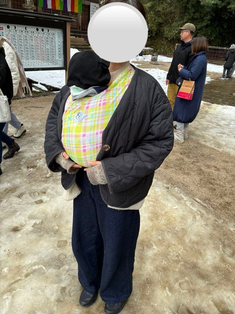 Pikimamaスリング　チェック柄