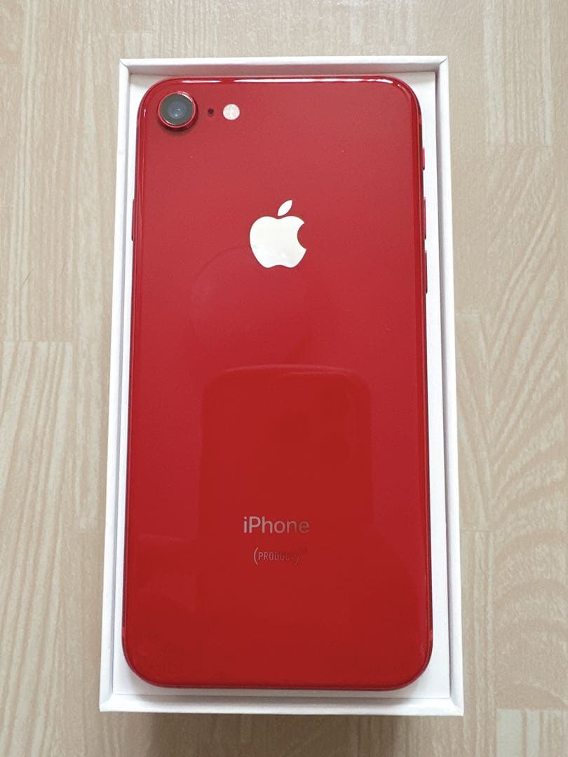 iPhone8 SIMフリー 希少カラーレッド
