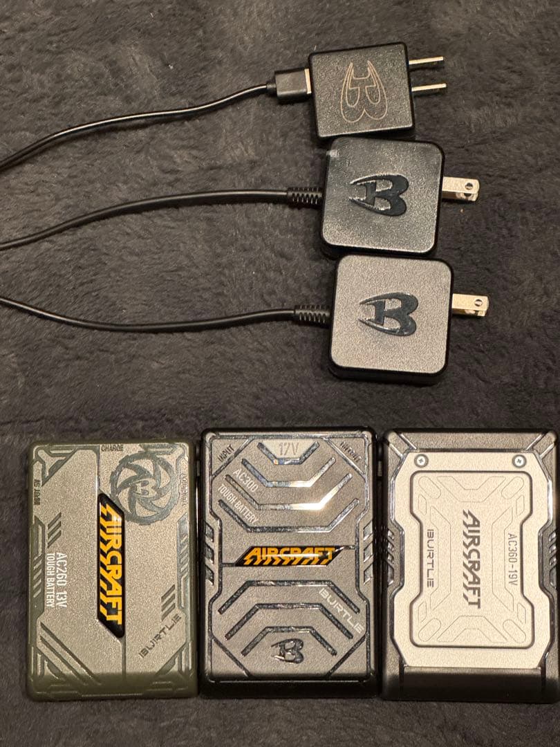 3セットBURLITE 空調服用バッテリーとファン