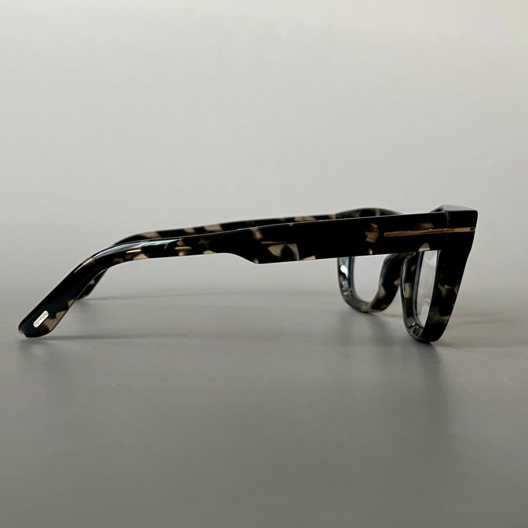 トムフォード メガネ ウェリントン グレー ブルーライトカット イタリア製