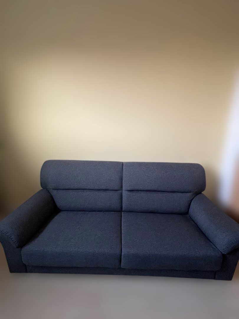 ファブリック 2人掛けローソファ